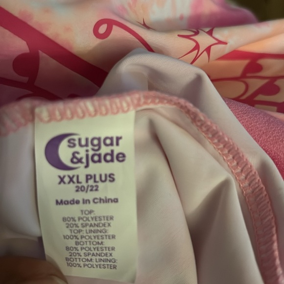 πSugar & Jade Pink Butterfly Halter Top - Picture 4 of 4